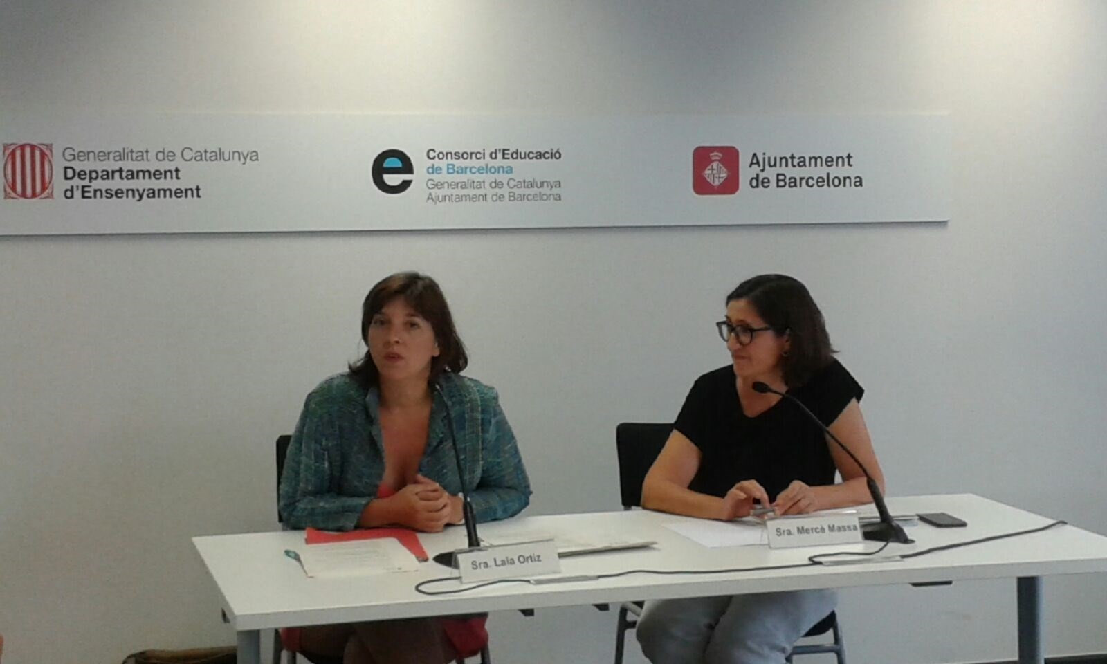 Laia Ortiz Merce Massa Consorci Educacio