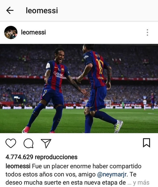 Neymar Messi