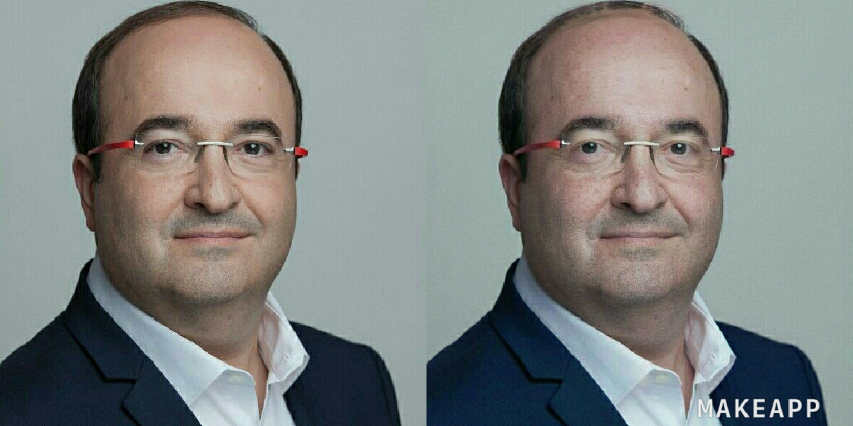 Iceta sin maquillaje