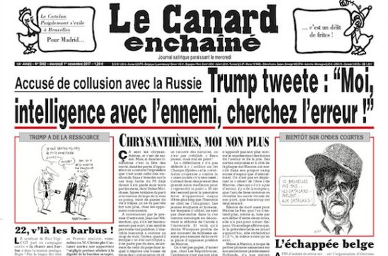Le canard enchaine puigdemont