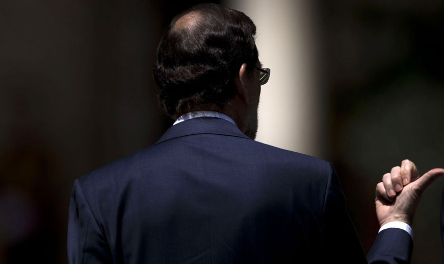 Mariano rajoy espaldas