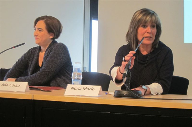 Ada Colau y Nuria Marín