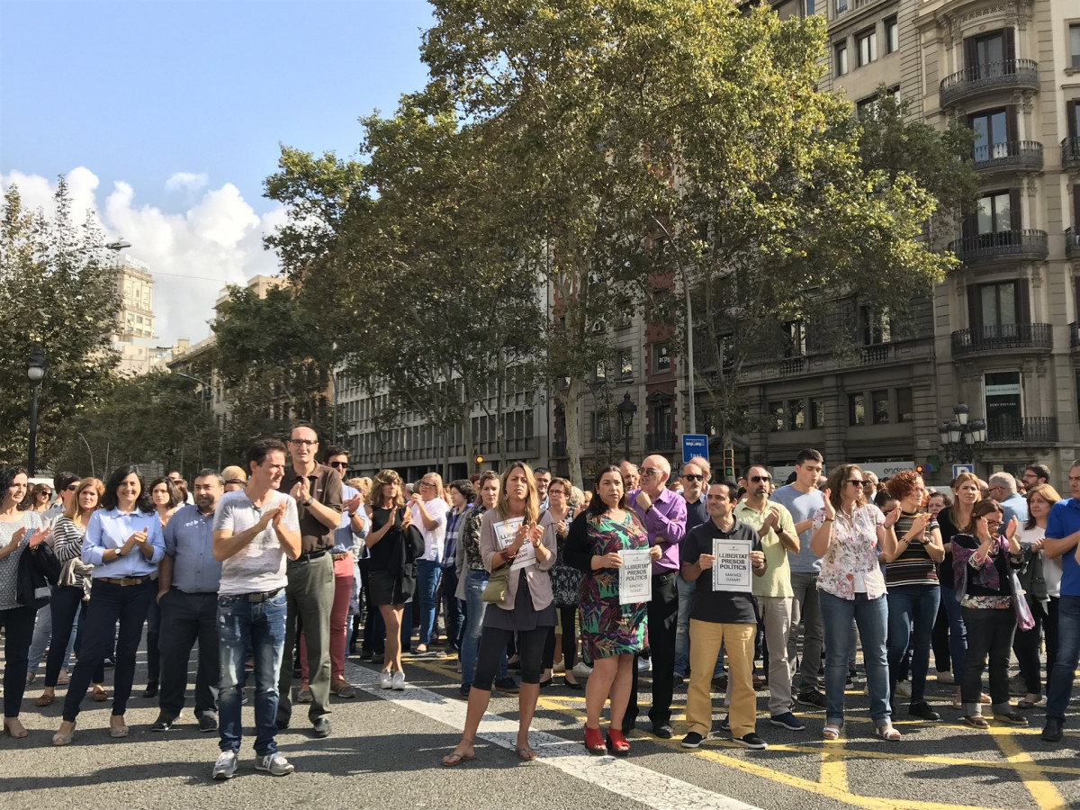 Concentracion barcelona contra detenciones