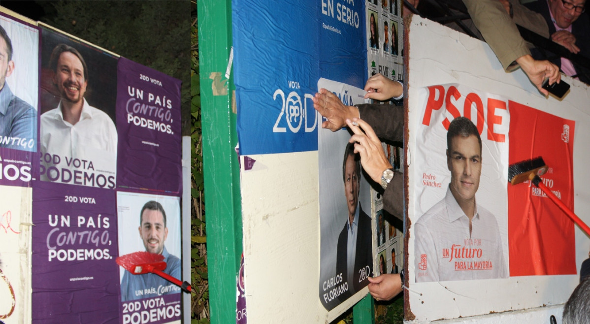 Campana electoral carteles