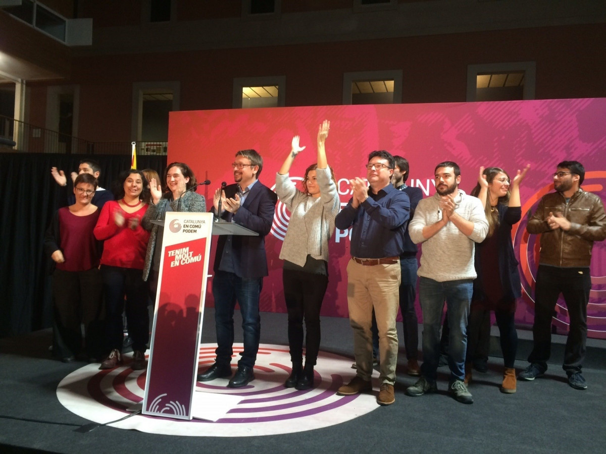 El candidato de CatComú, Xavier Domènech