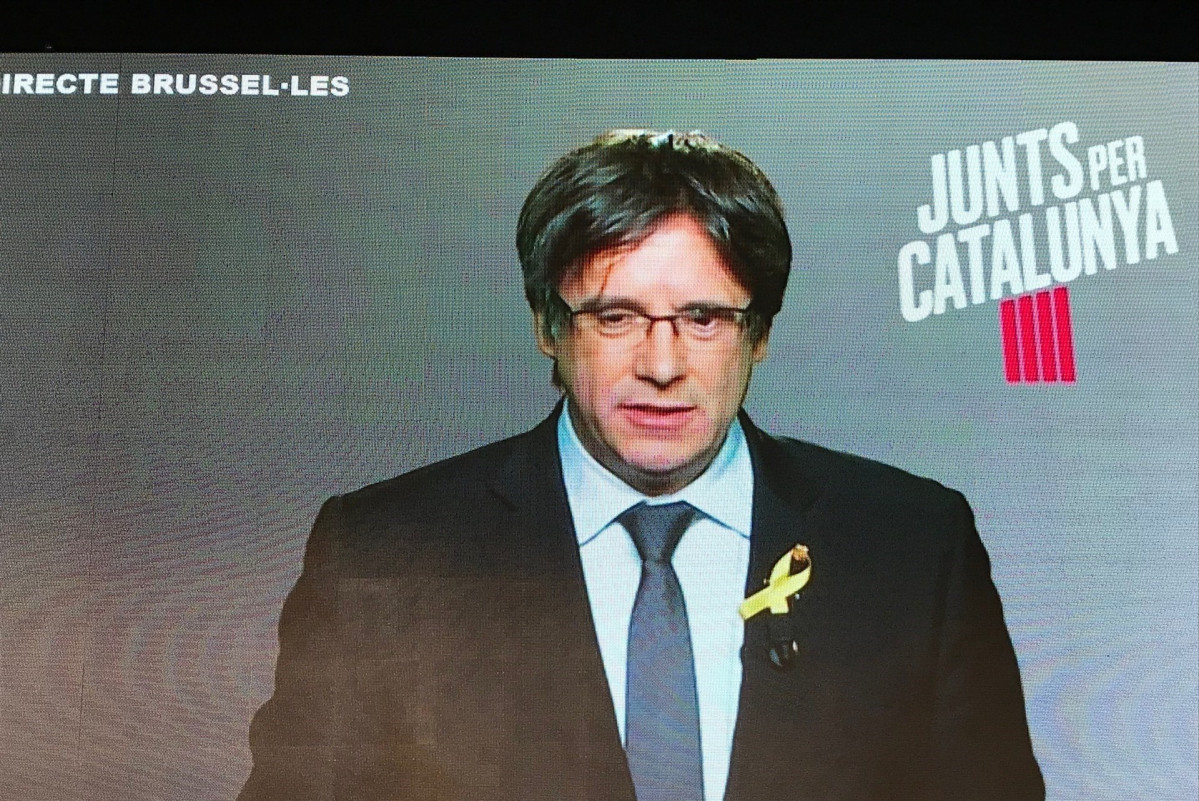 Puigdemont desde bruselas
