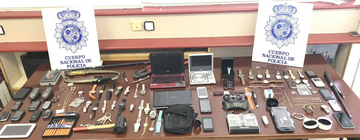Policia nacional desarticula grupo de robos en domicilios
