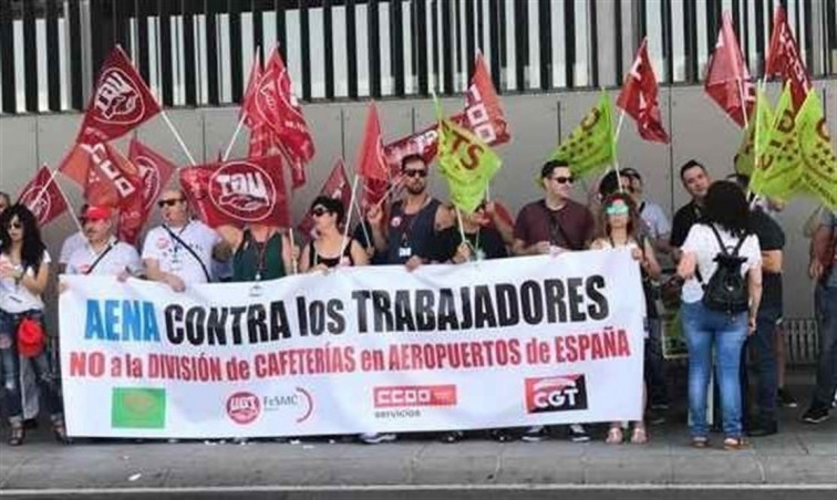 UGT y CC.OO. se plantean nuevos paros en las cafeterías de los aeropuertos tras el éxito de movilización