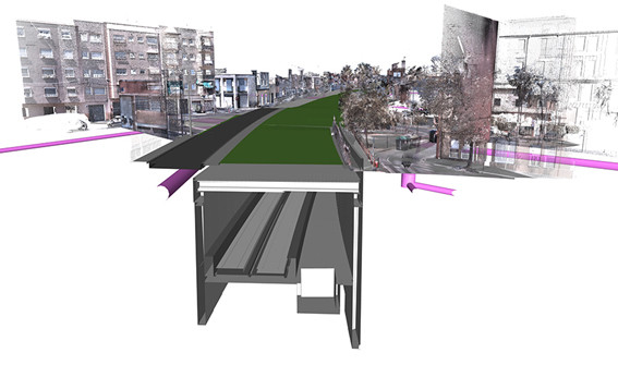 Render fgc ferrocarrils soterramiento sabadell