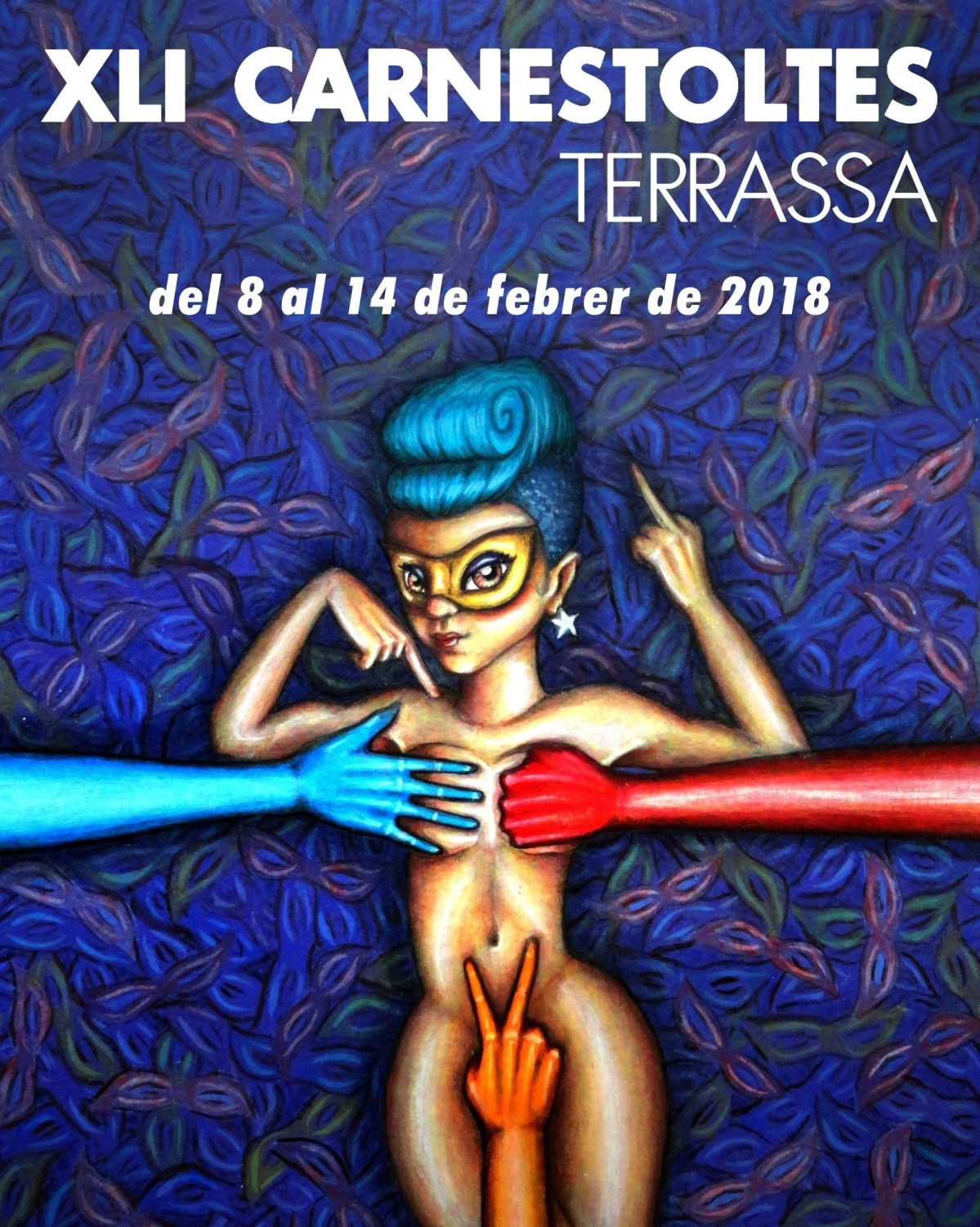 Cartell carnestoltes terrassa
