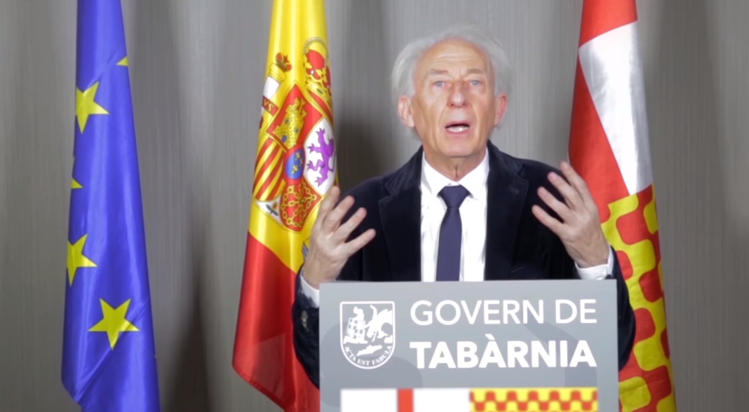 Albert Boadella, presidente de Tabarnia en el exilio