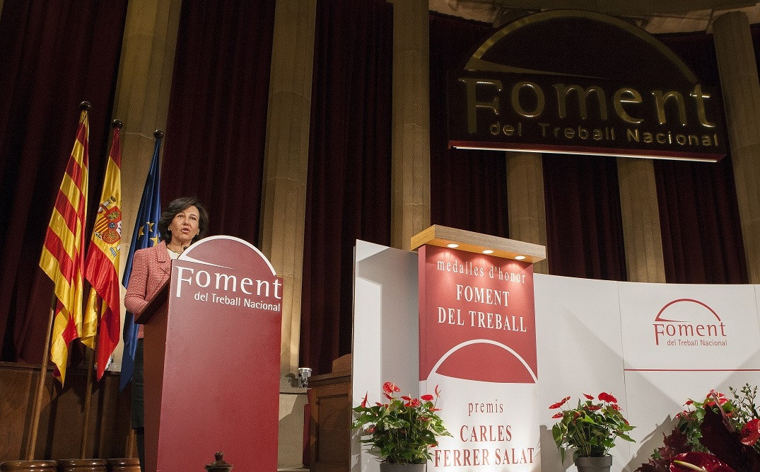 Ana botín foment del treball