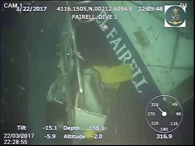 Salvamento marítimo buques choque puerto barcelona