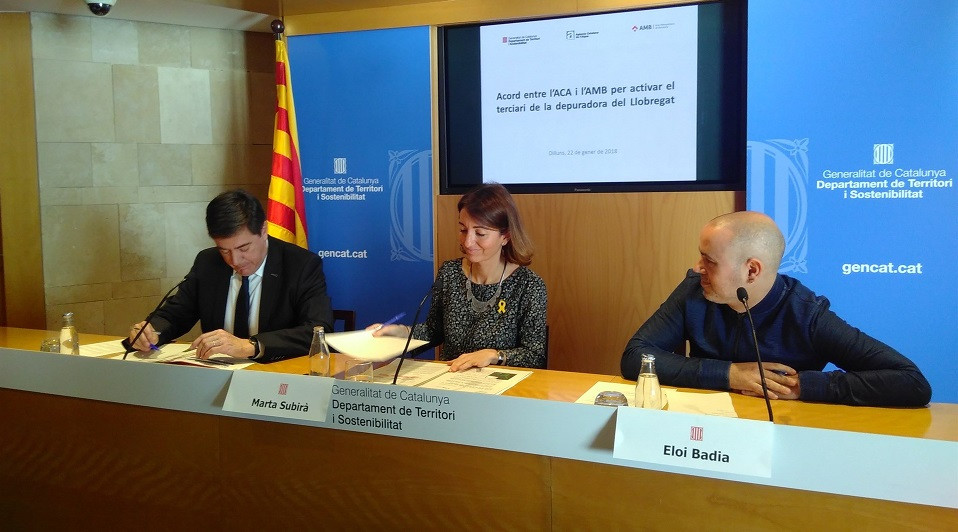 Jordi Agustí, Marta Subirà y Eloi Badia