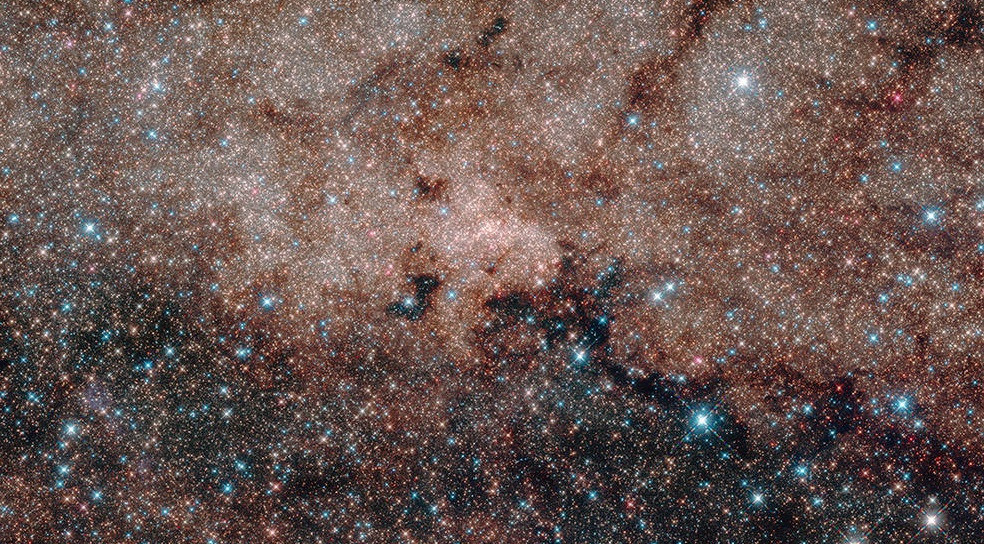 Imagen del Hubble del centro de la galaxia