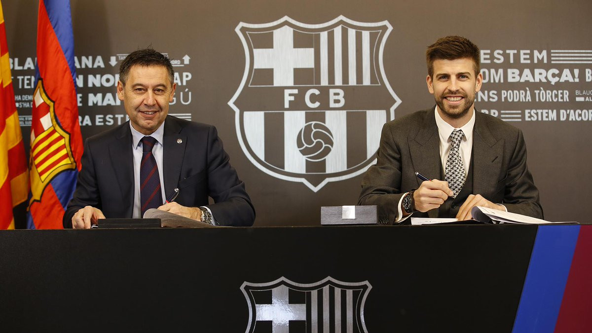 Renovacion Pique Barça 2022 FC Barcelona+