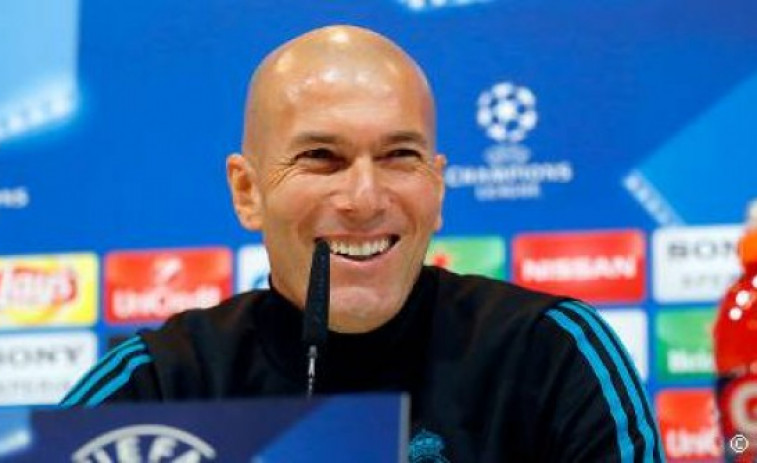 Zidane intenta quitar presión a sus jugadores ante el partido contra el PSG