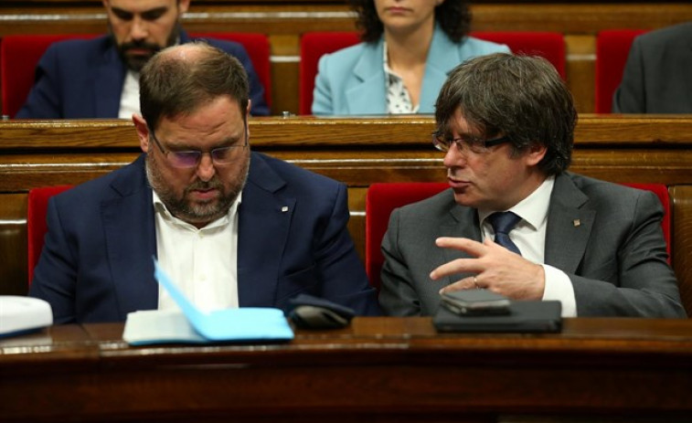 La aprobación de la ley de amnistía no cambiará la situación de Junqueras y Puigdemont