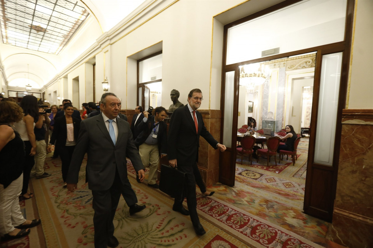 Rajoy abandona el Congreso
