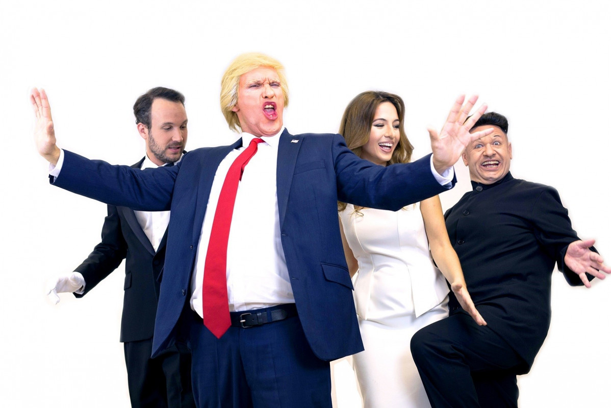 Trump y kim jong un en el teatre del raval