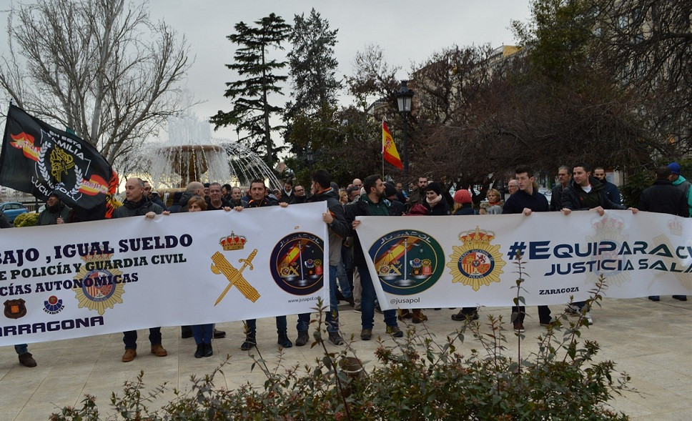 Policias guardias civiles lleida equiparación salarial