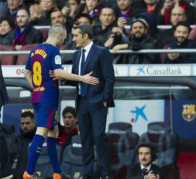 Iniesta valverde fc barcelona