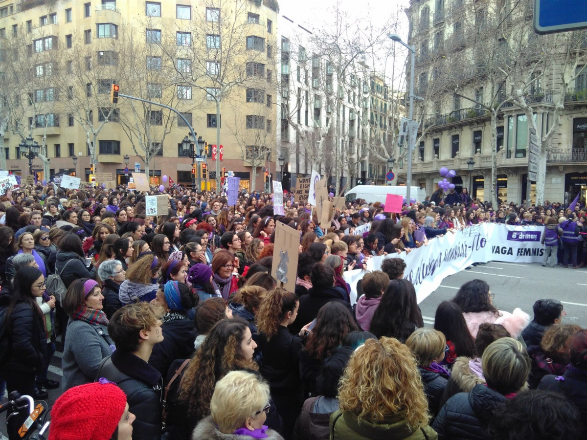 Manifestaciu00f3n feminista barcelona