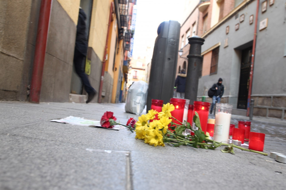 Lavapiés tras la batalla campal entre policia y manteros
