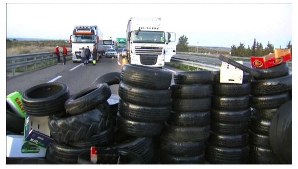 Carreteras cortadas