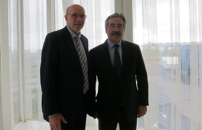 Carlos Grau (MWCapital) y Kim Faura (Telefónica)