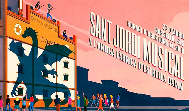 Sant jordi musical 2018 fu00e1brica damn 18042018