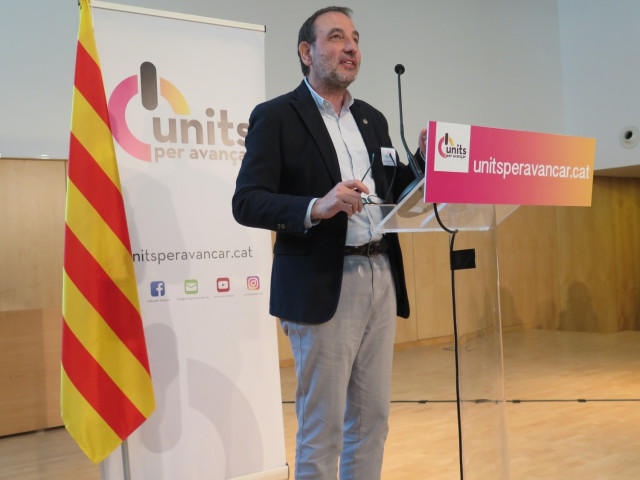 El l&iacute;der de Units per Avan&ccedil;ar, Ram&oacute;n Espadaler