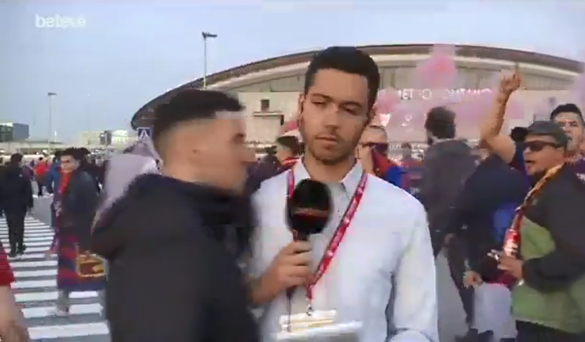 Periodista Betevé acosado