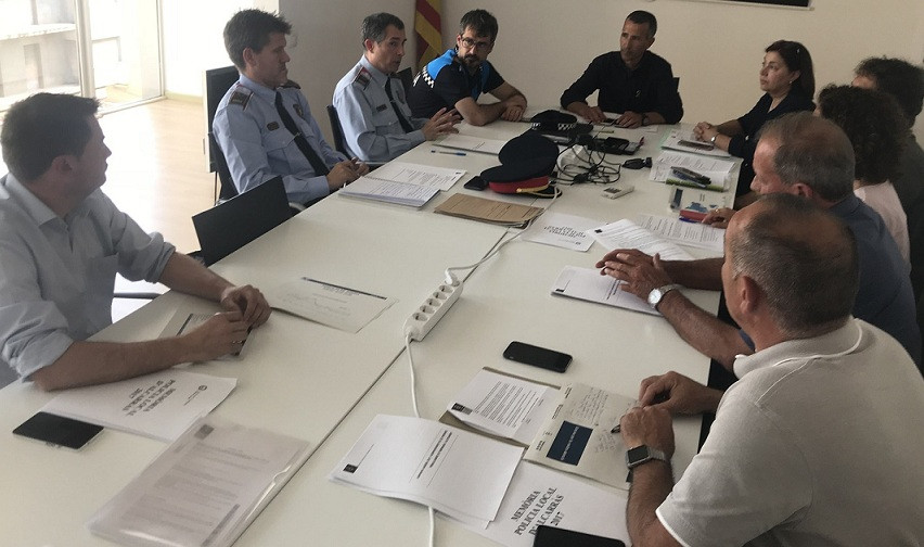 Junta seguridad alcarrás 09052018