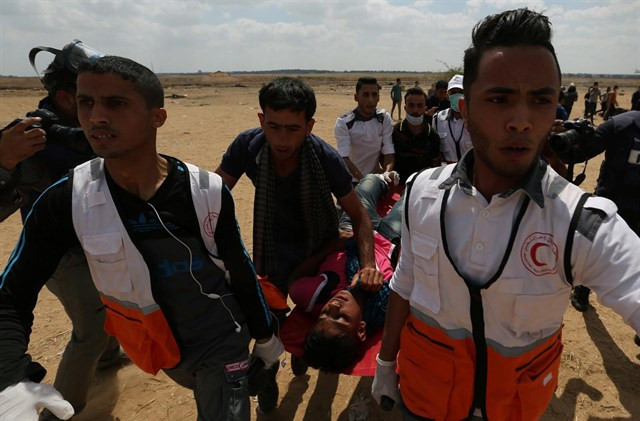 Palestina gaza embajada eeuu israel marcha contra traslado