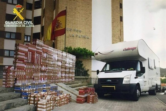 Cárcel guardiacivil contrabando tabaco lleida 16052018