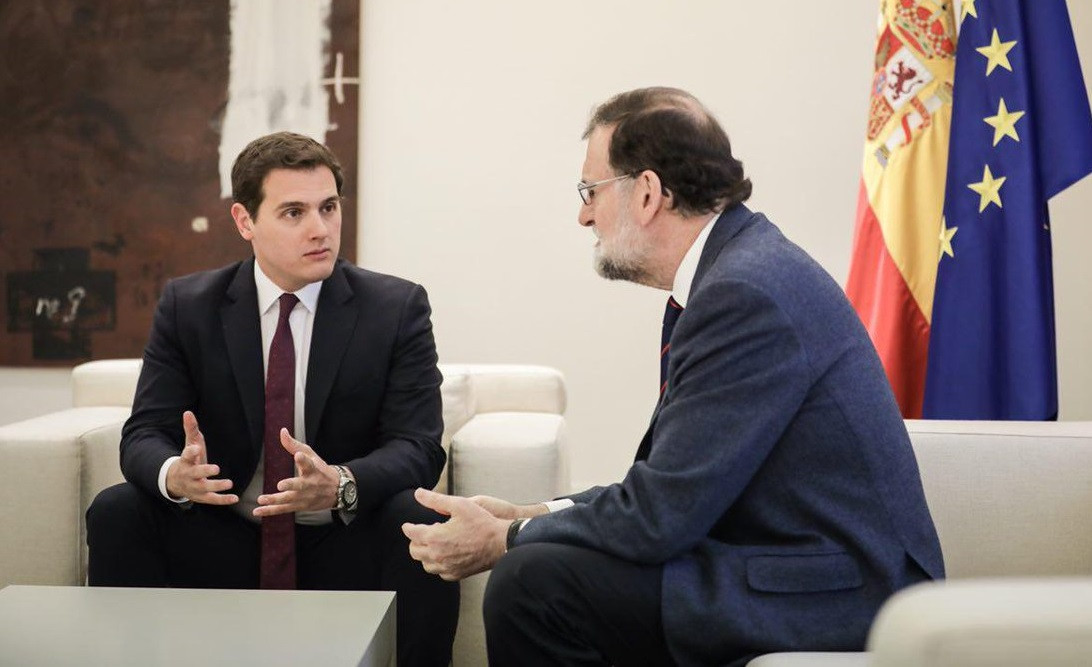 Albert Rivera se reúne con Mariano rajoy