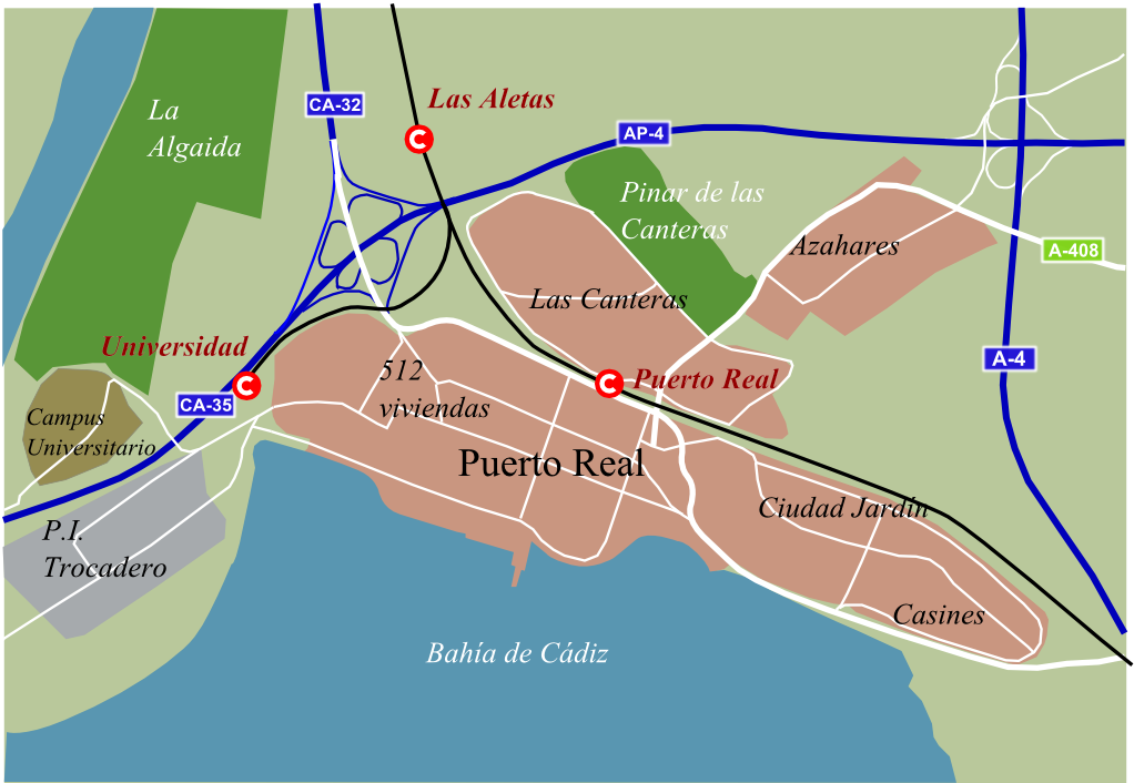Mapa Puerto Real
