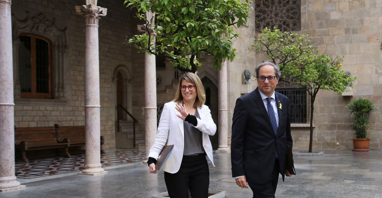 Domènech, Albiol y Riera cierran este lunes la ronda de contactos del president Torra