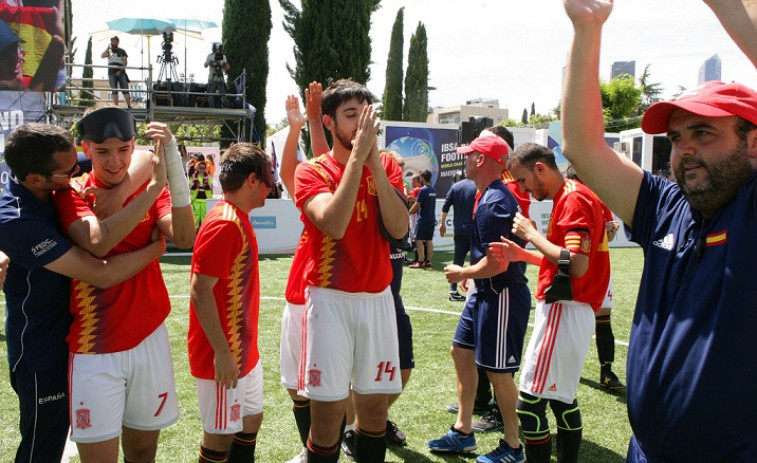 España luchará por el quinto puesto en el Mundial de fútbol para ciegos