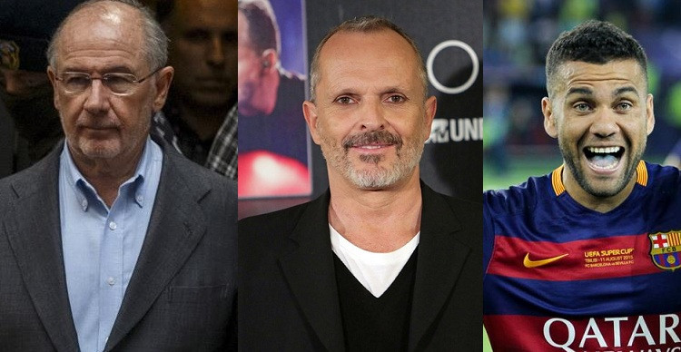 Rato, Bosé y Alves, en la lista de morosos de Hacienda