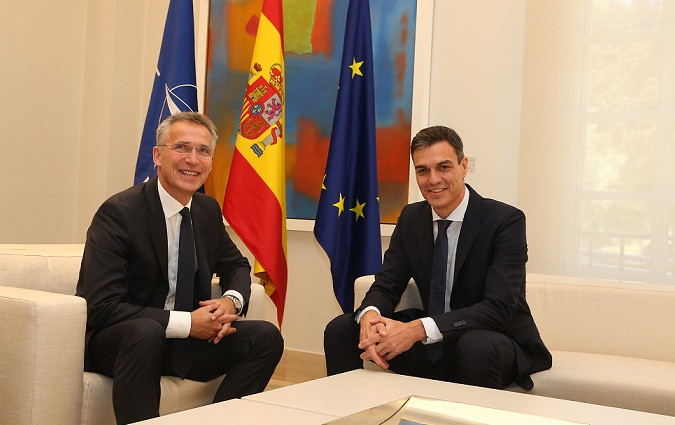 Pedro sánchez jens stoltenberg 03072018