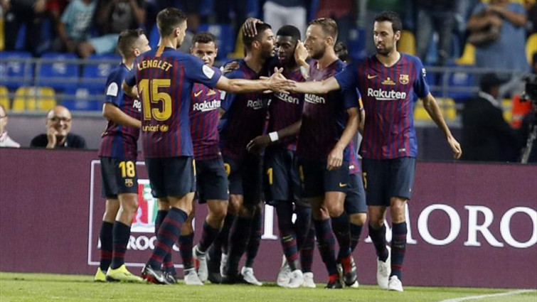 El Barça gana la Supercopa de España en su primer partido de la temporada (1-2)