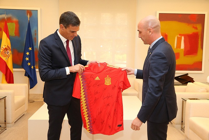 Luis rubiales pedro sánchez 12092018