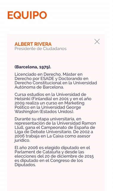 Cv albert rivera