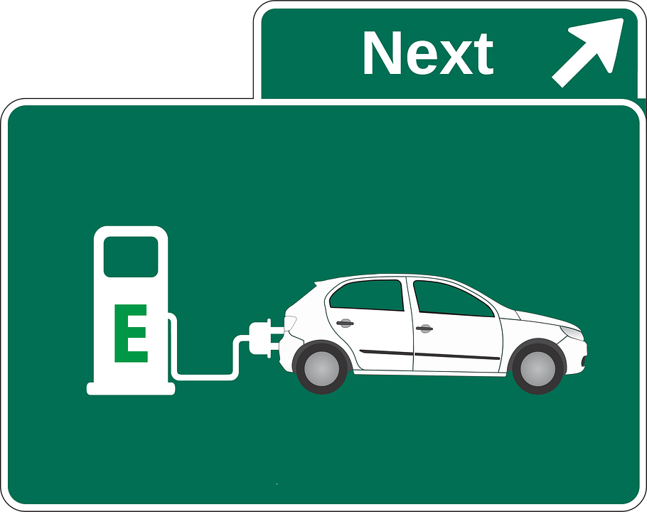 Gasolinera coche elu00e9ctrico