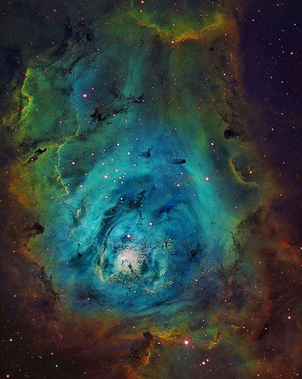 Esta es la impresionante nebulosa de la Laguna