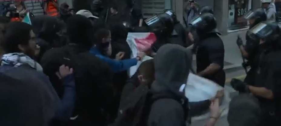 Manifestación arran sarrià 03102018