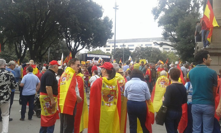 Denuncian una agresión a dos militantes de Ciudadanos durante el 12 de octubre