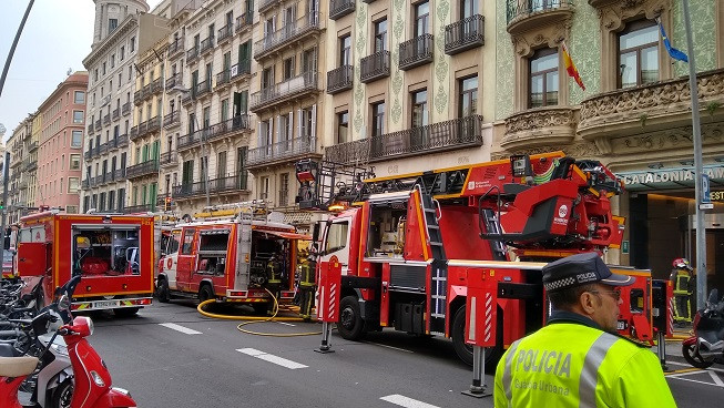 Incendio Hotel Catalonia Barcelona 5